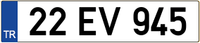 Truck License Plate